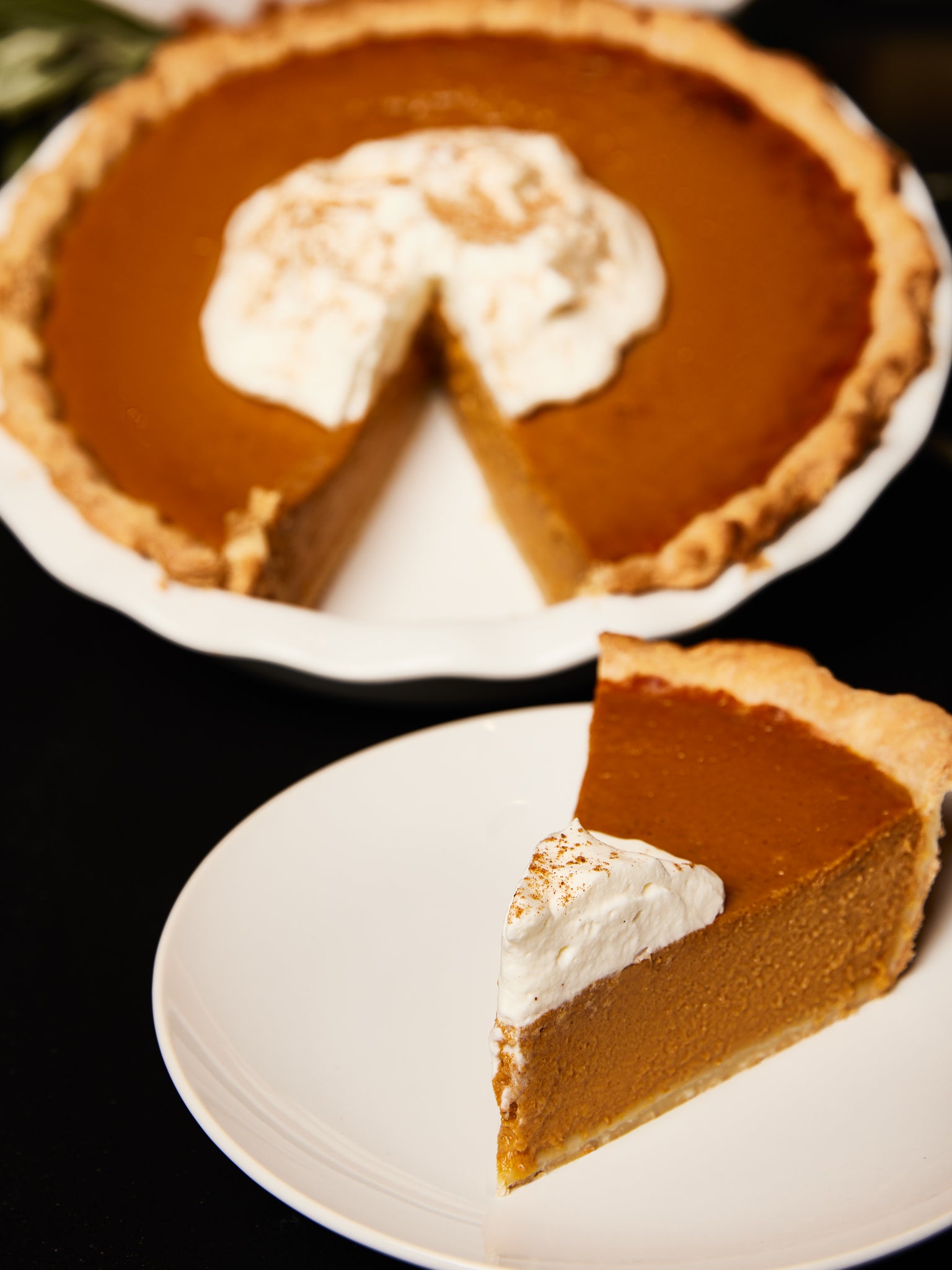 Pumpkin Pie w/ slice